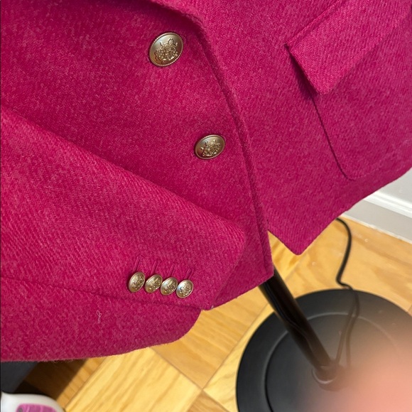 J Crew Shrunken-fit blazer in pink English NWOT size 10 - Picture 10 of 12
